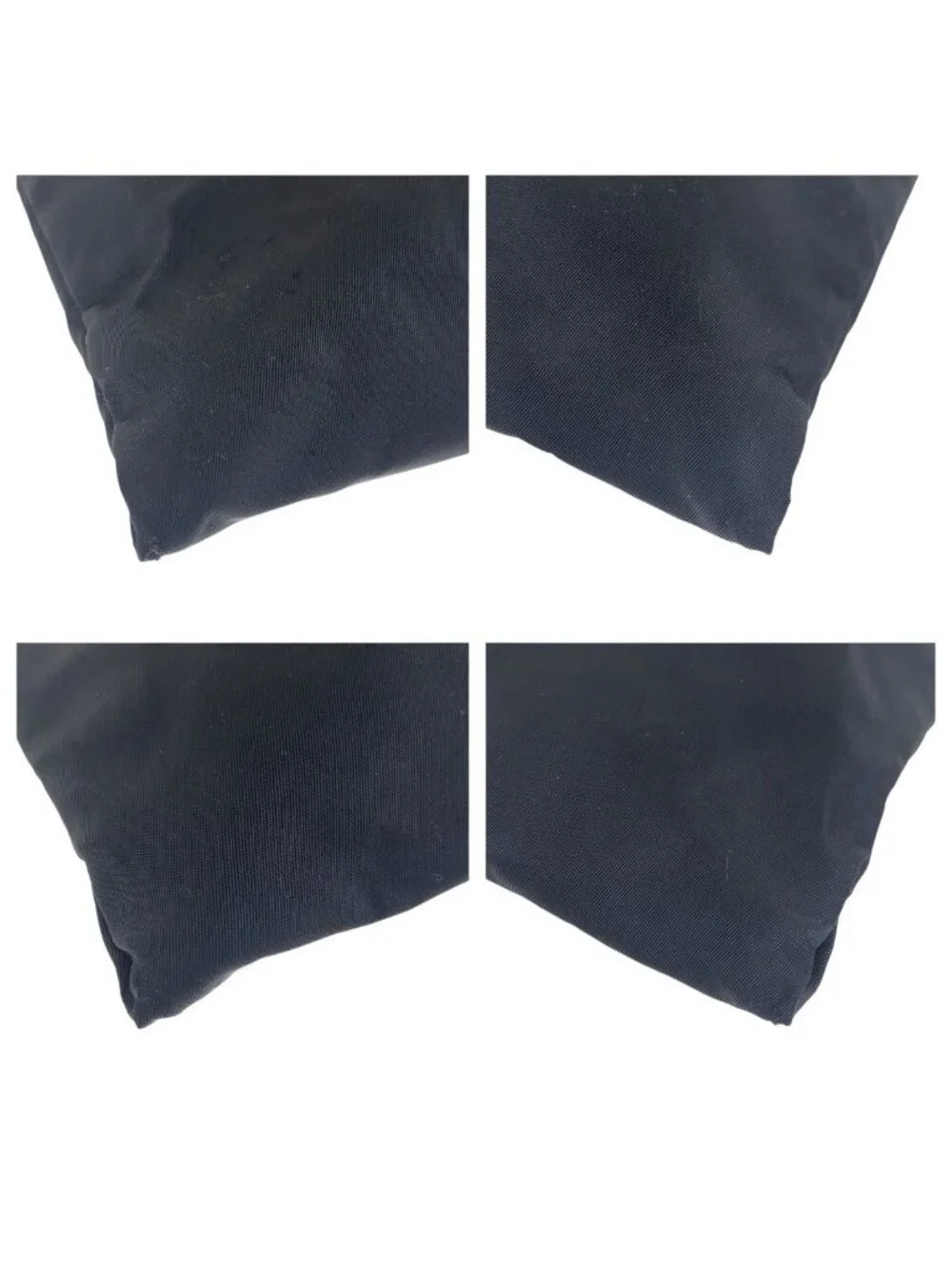 Prada Tessuto Black Silver Nylon Shoulder